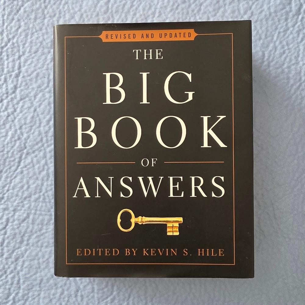 Visible Ink Press The Big Book of Answers Reference Hardcover 2017
